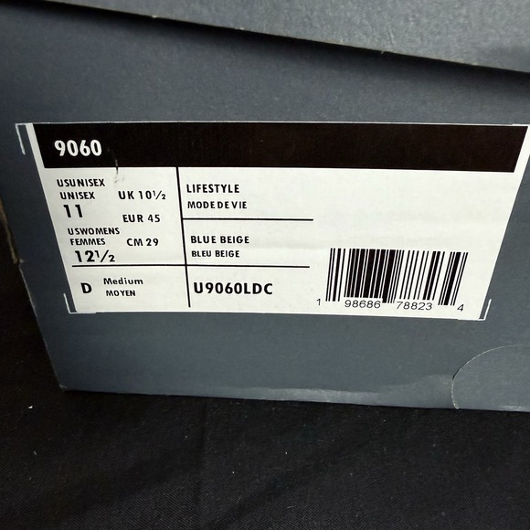 Size 11 New Balance 9060 Blue Beige Mens Shoes (U9060LDC) Lifestyle Sneakers main image 8